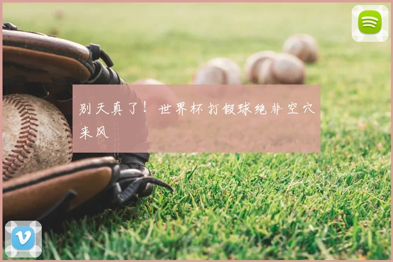 别天真了!世界杯打假球绝非空穴来风