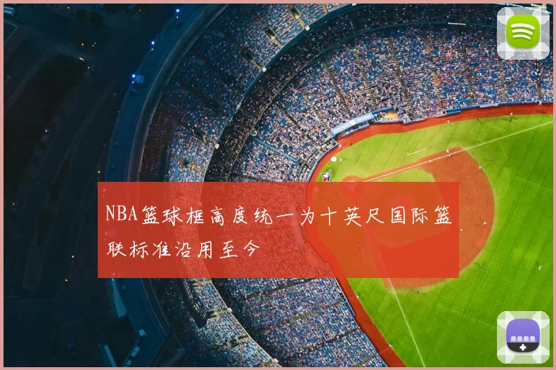 NBA篮球框高度统一为十英尺国际篮联标准沿用至今