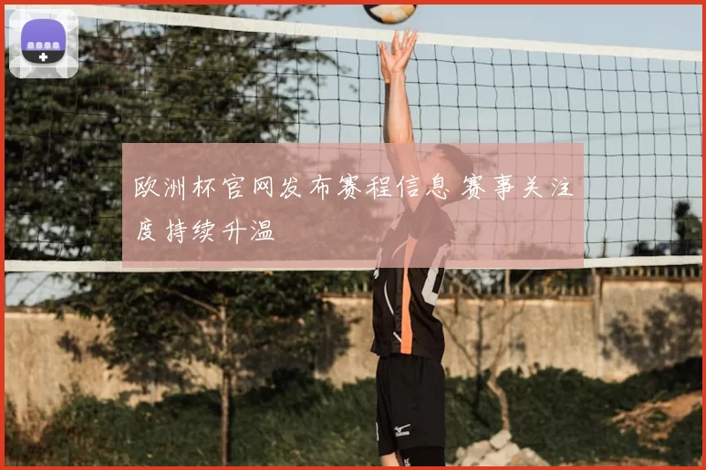 欧洲杯官网发布赛程信息 赛事关注度持续升温